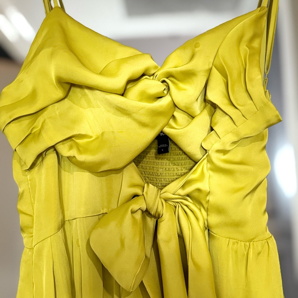 Express Strappy Yellow Dress